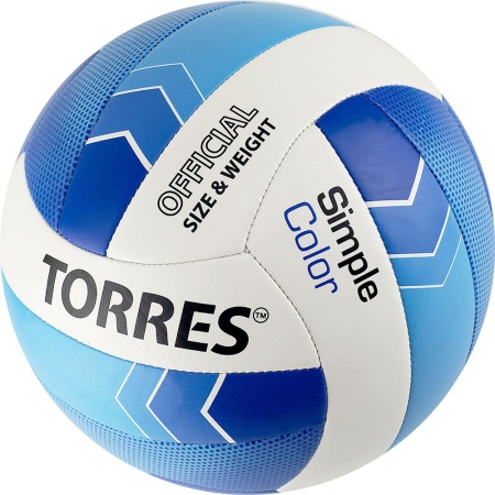 Купить Мяч волейбольный Torres Simple Color любительский р.5 в Заозёрном 